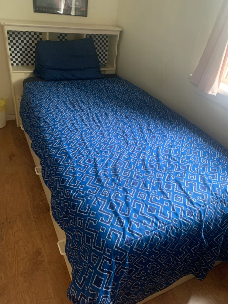 twin bed with storage and mattress - photo 3