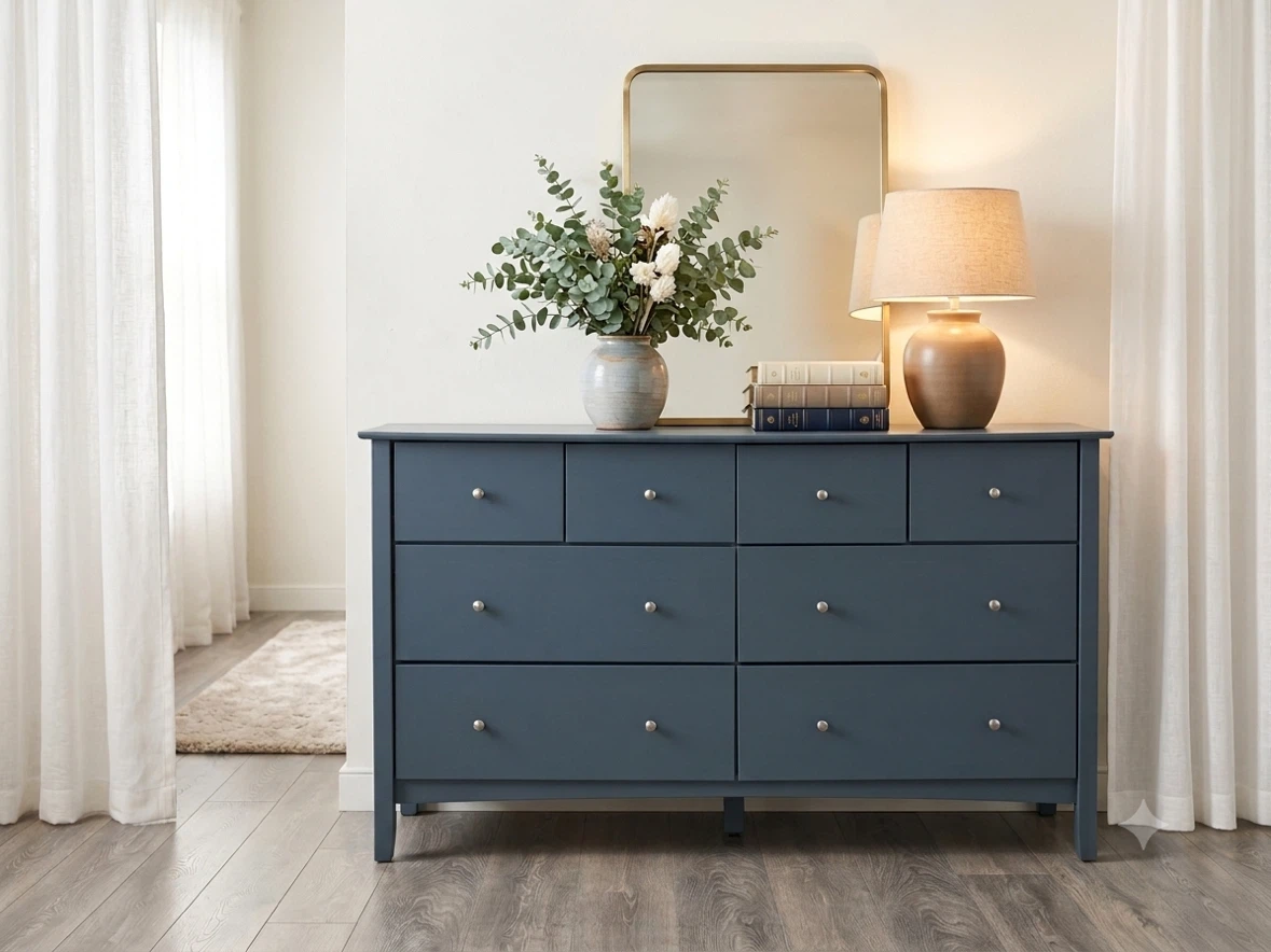 Long 8-Drawer Dresser