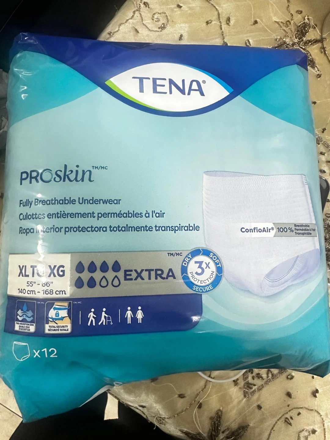Tena ProSkin XL/TG Fully Breathable Underwear