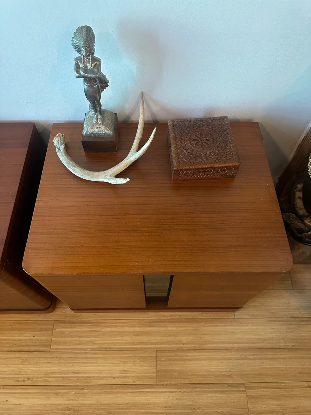 2 MOBILIA TEAK NIGHT STAND TABLES MID CENTURY MODERN STYLE - photo 4