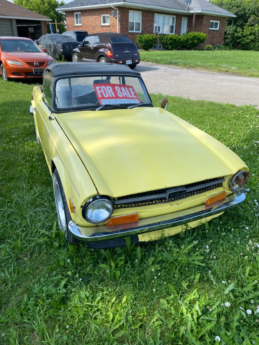 Triumph TR6 Convertible Project Car