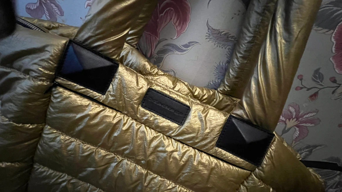 Mackage Rox Puffer Tote - Gold - photo 3