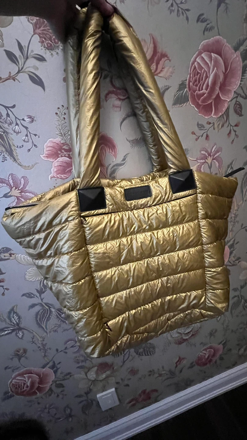 Mackage Rox Puffer Tote - Gold - photo 4