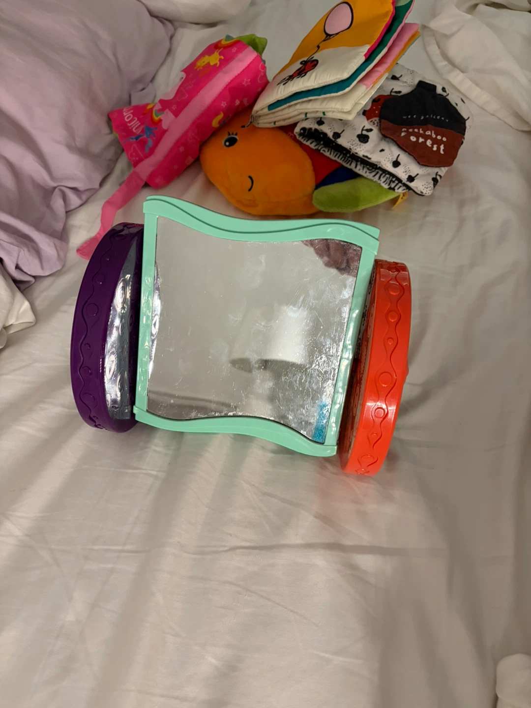 Bright Starts Looky-Looky Crawl & Roll Mirror Toy
