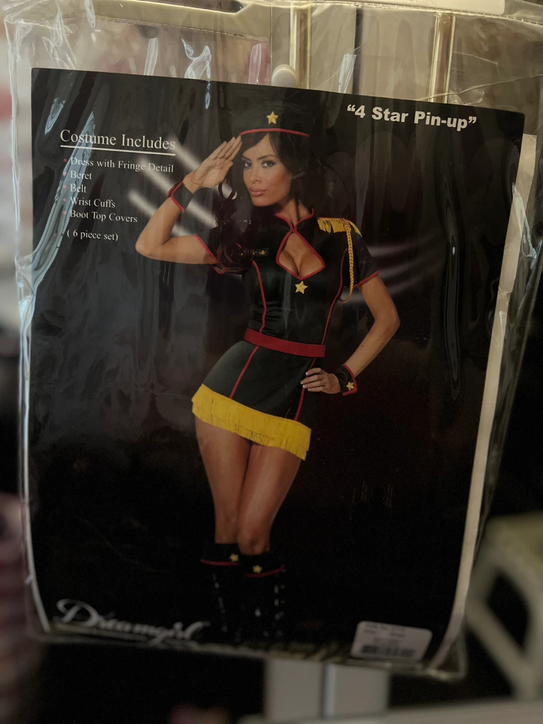 Dreamgirl "4 Star Pin-up" Costume Set