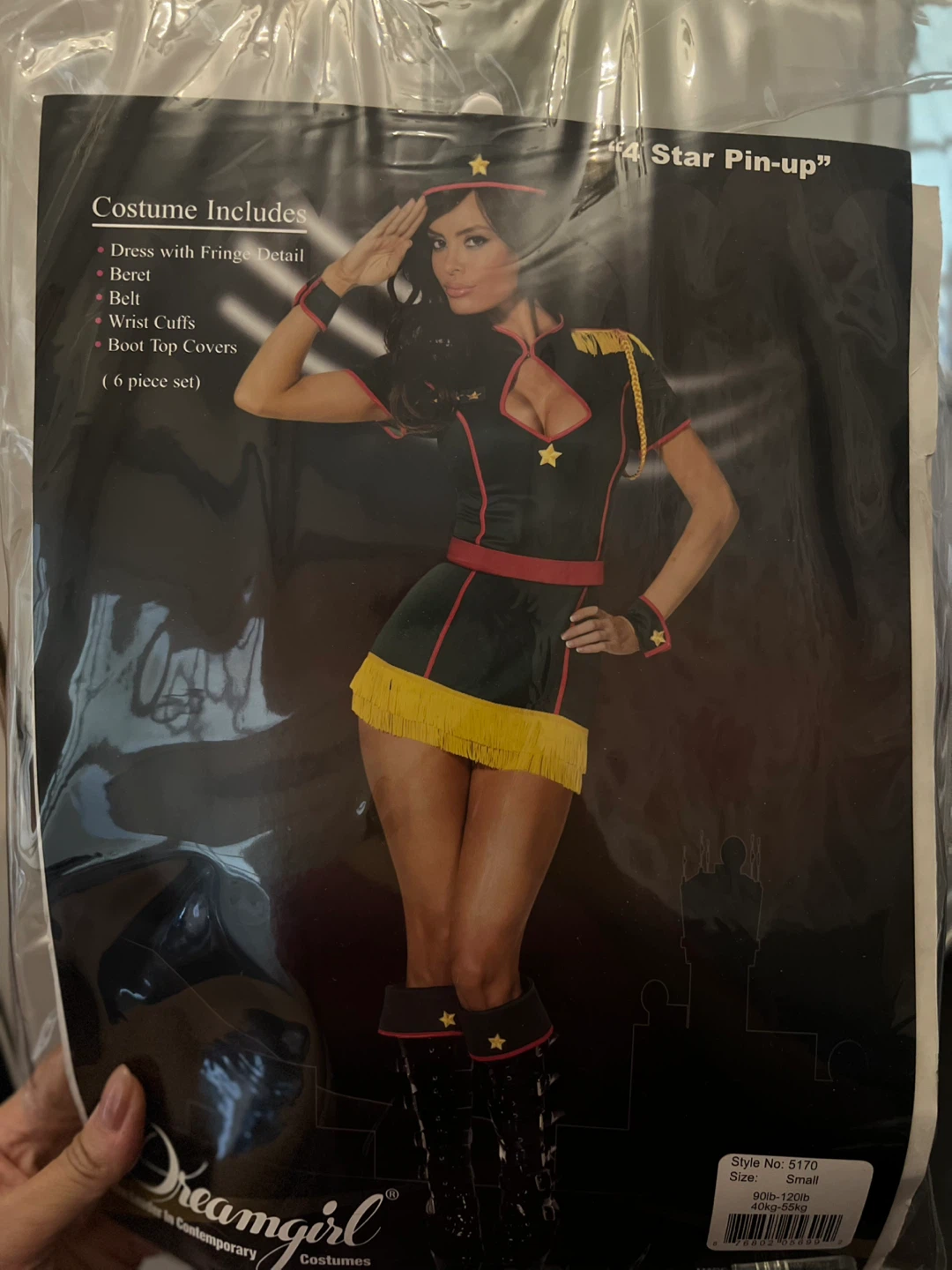 Dreamgirl "4 Star Pin-up" Costume Set - photo 3