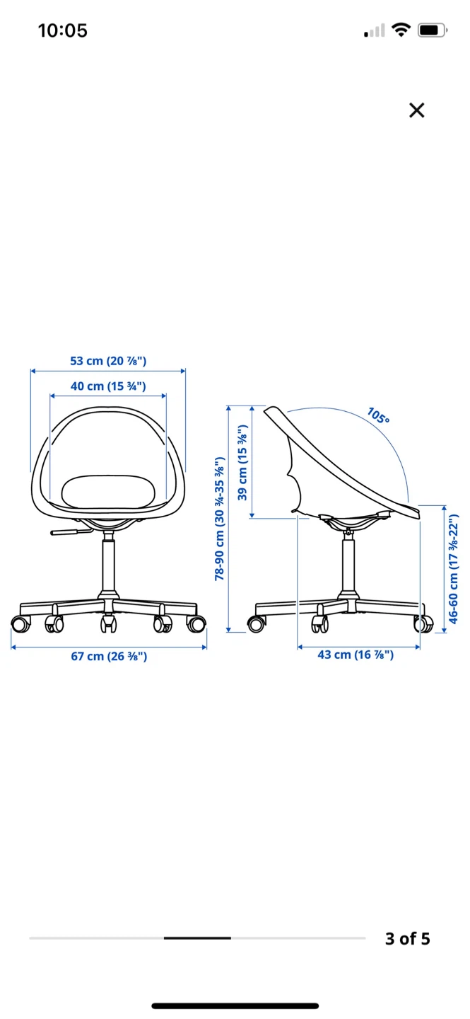Free Pillow and IKEA LOBERGET / MALSKÄR Swivel Chair - photo 3