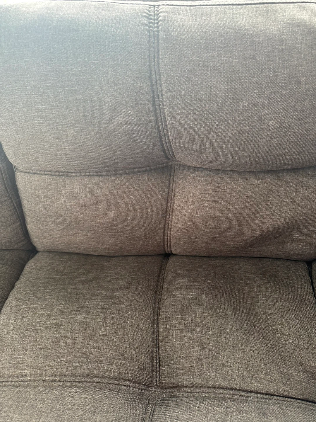 Dark Grey Futon Couch - photo 2