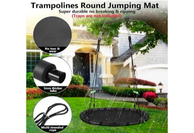 Round Trampoline Jumping Mat Style Swing
