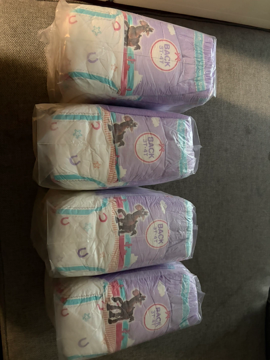 New Pull-Ups Diapers Size 3T-4T (4 Packs)