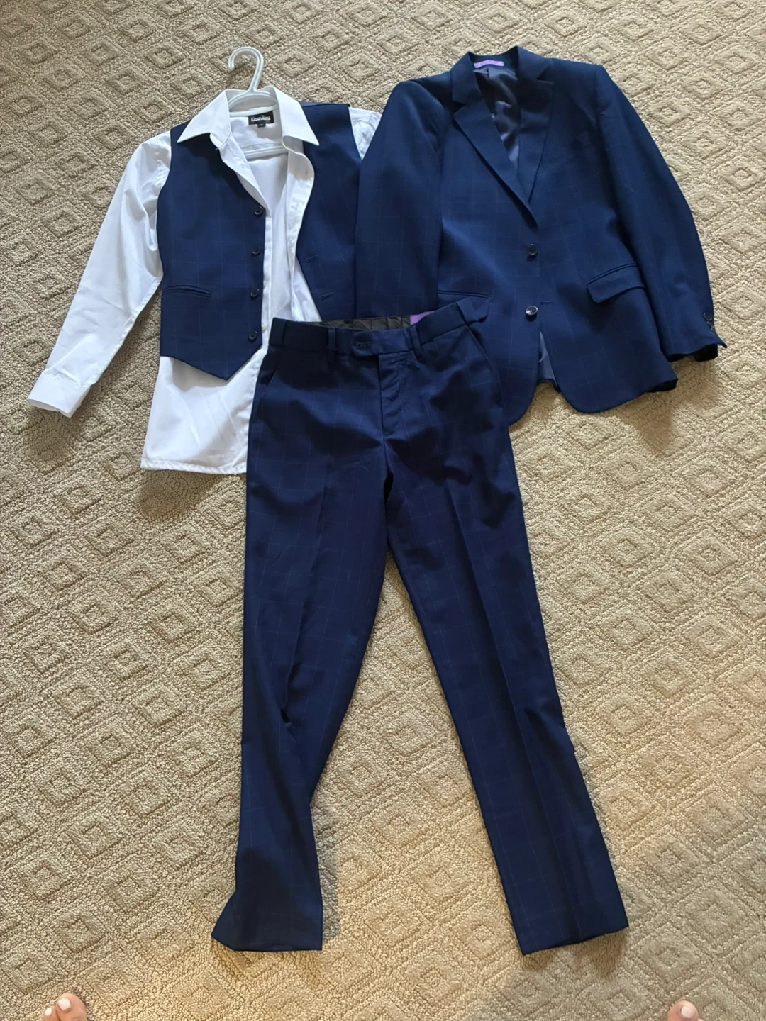 Boys Navy blue Suit Set
