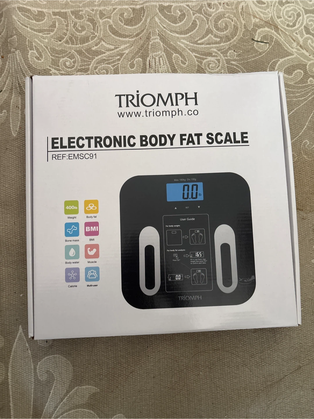 TRIOMPH Electronic Body Fat Scale