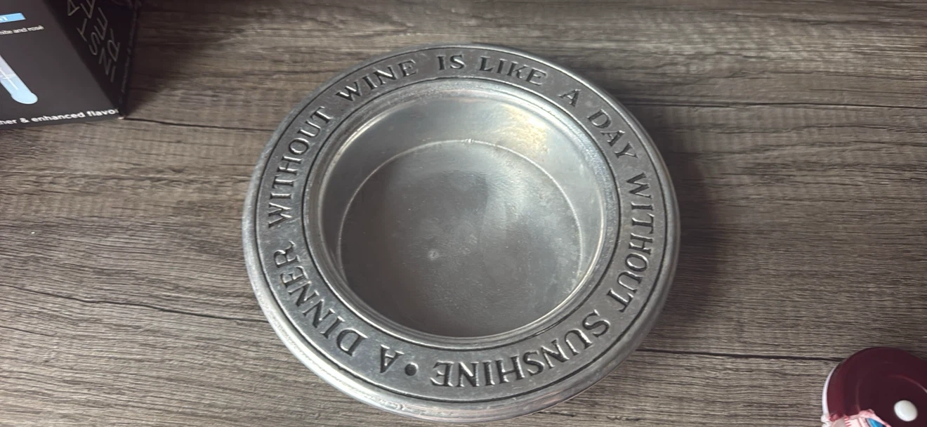 Wilton wine coaster with felt bottom