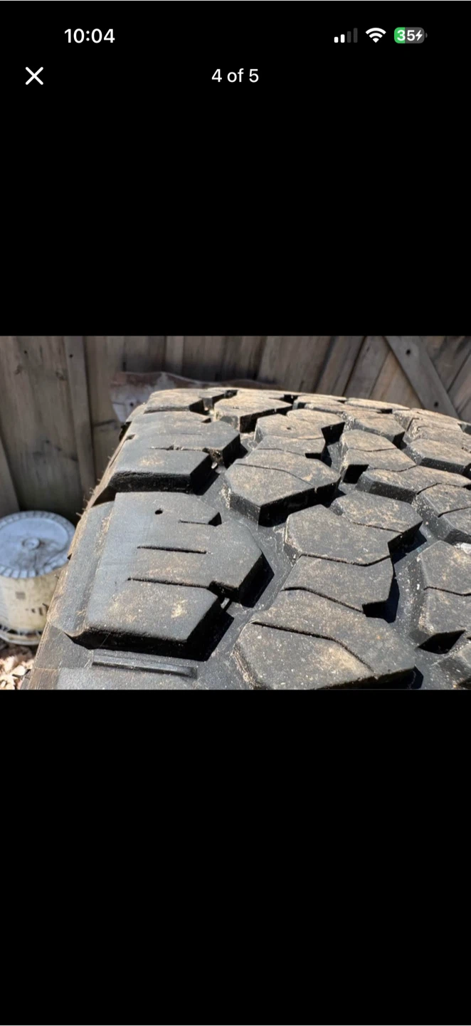 General grabbers AT all terrain tires 17” - photo 4