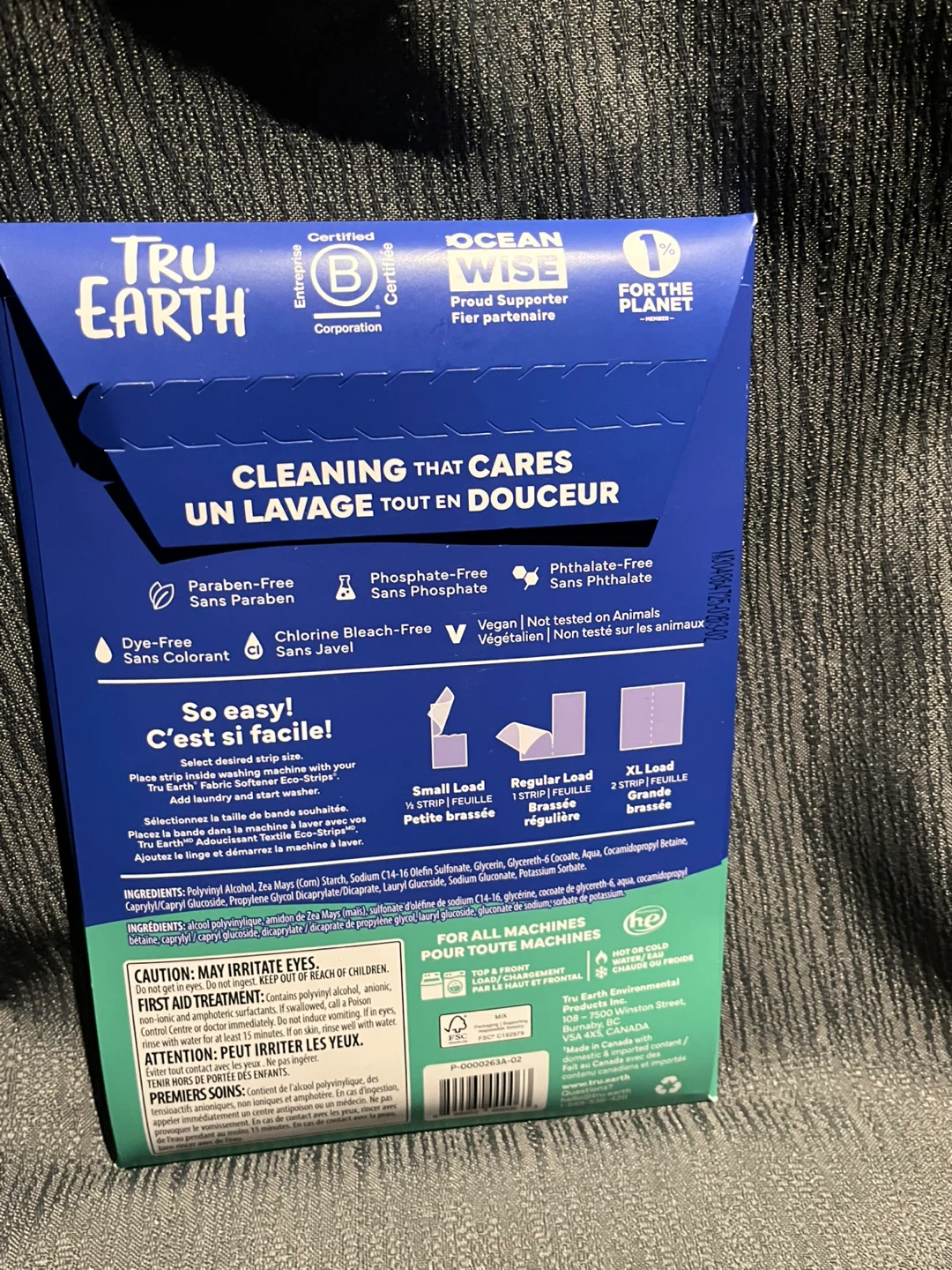 Tru Earth Fragrance-Free  Detergent Sheets - 64 Eco-Strips - photo 2