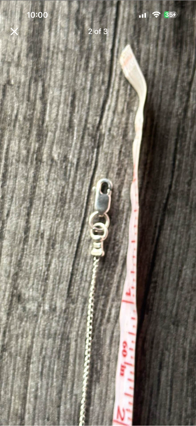 Silver necklace / small chain - photo 2