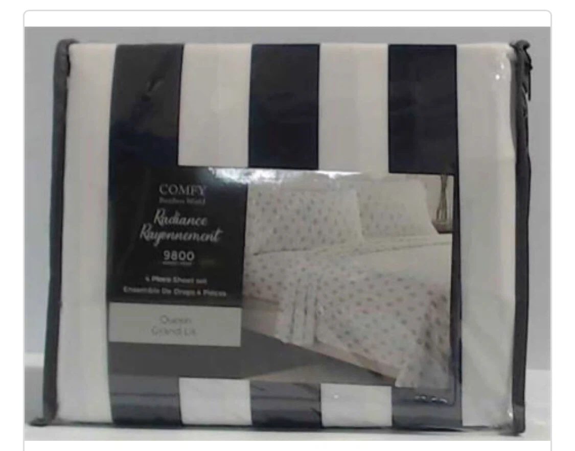 Bamboo 4 piece Queen Sheet Set