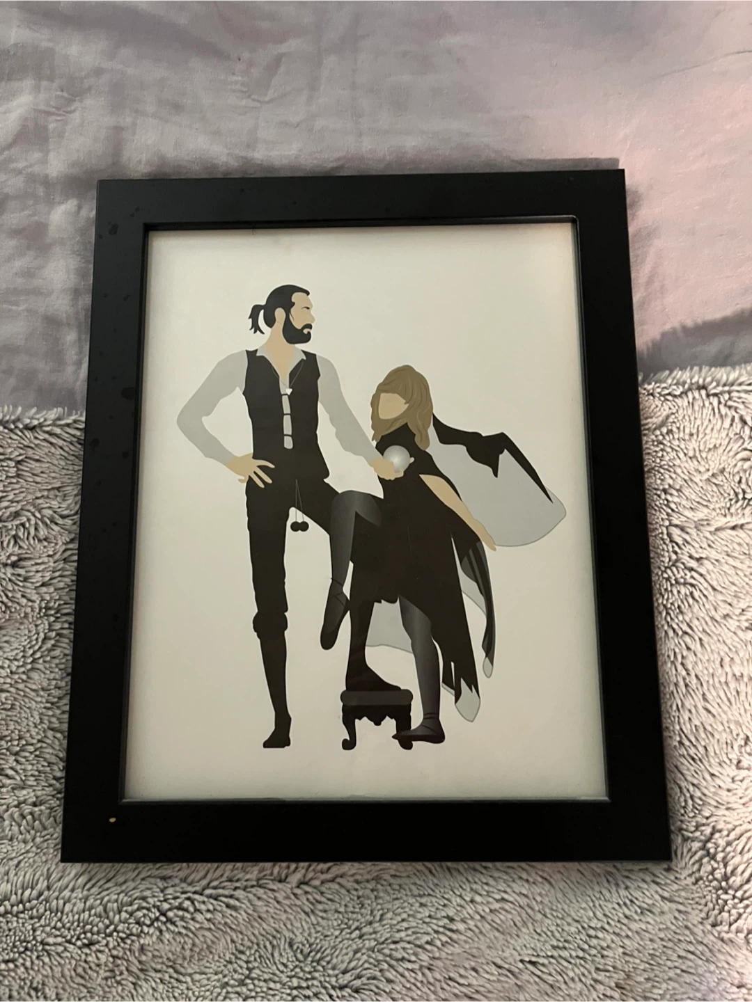 Framed fleetwood Mac rumours Art Print