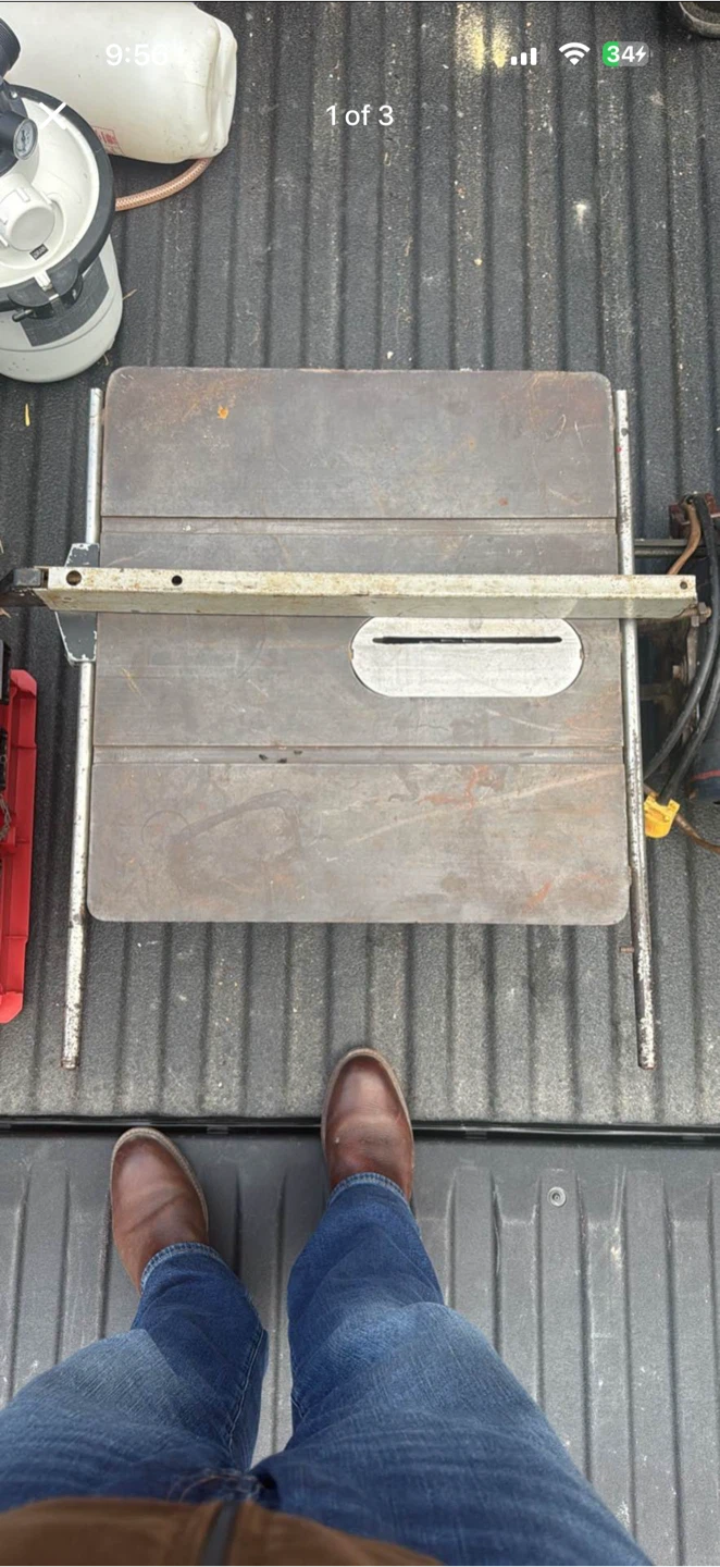 Old table saw beaver power tools