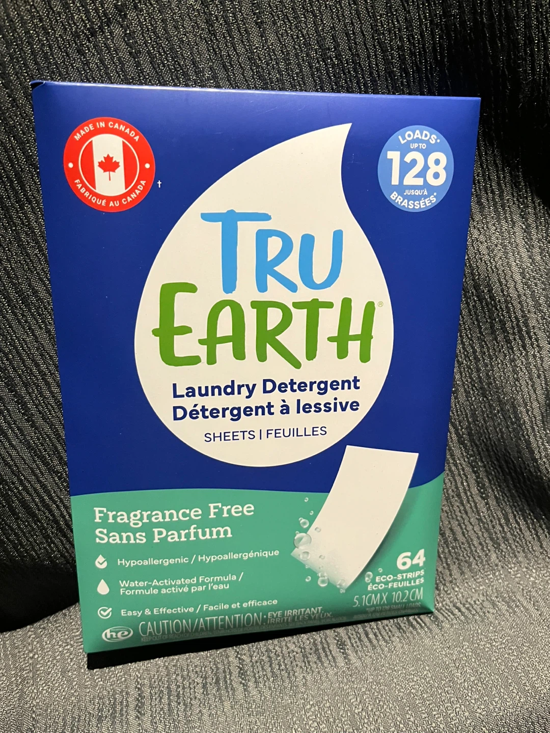 Tru Earth Fragrance Free  Detergent Sheets - 64 Eco-Strips