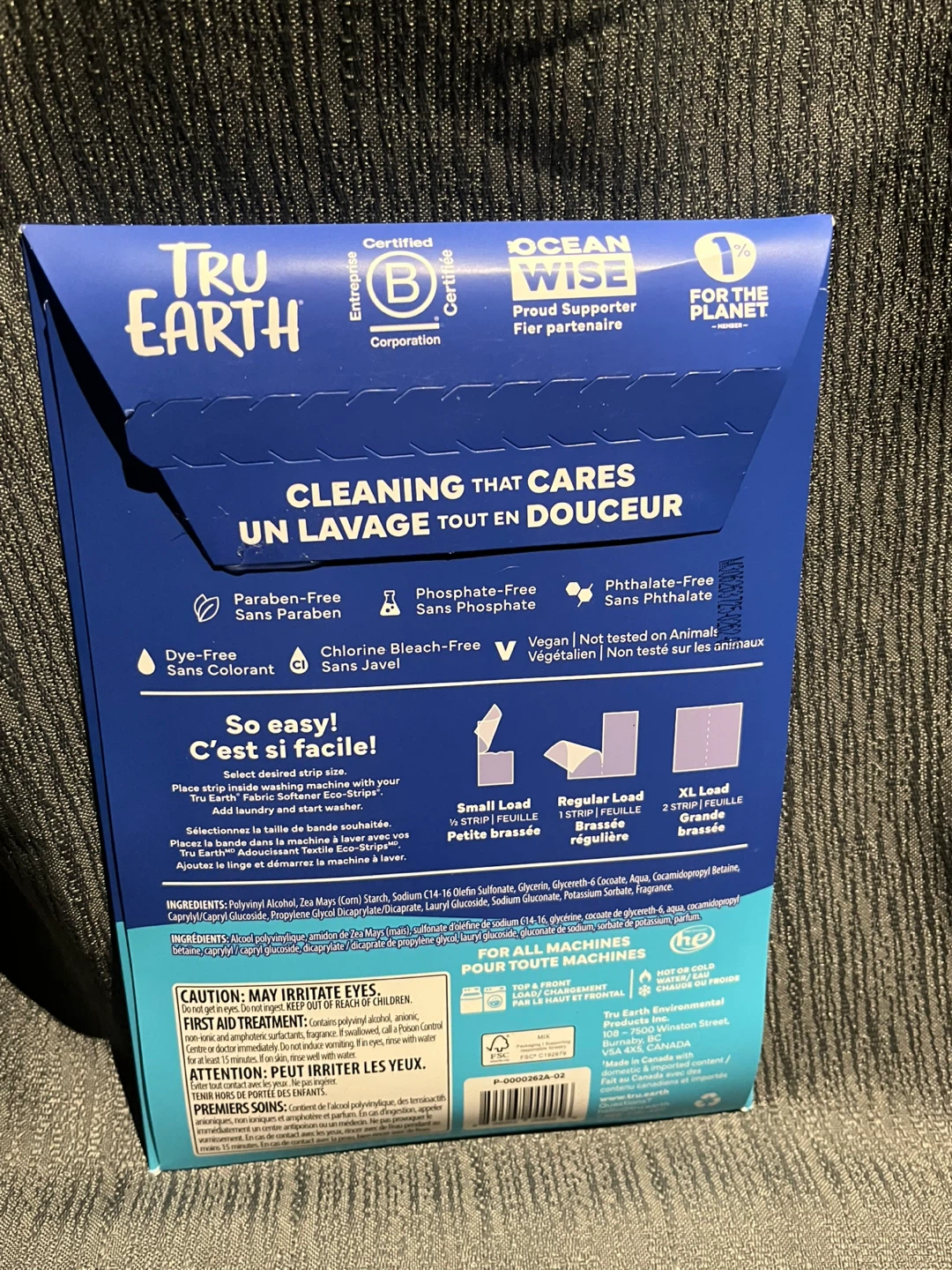 Tru Earth Laundry Detergent Eco-Strips Fresh Linen 64 Count - photo 2