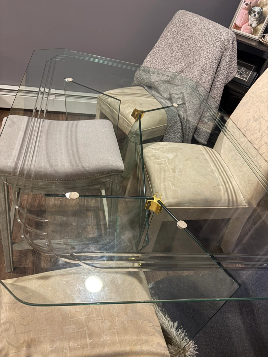 Glass Table with bass - photo 2