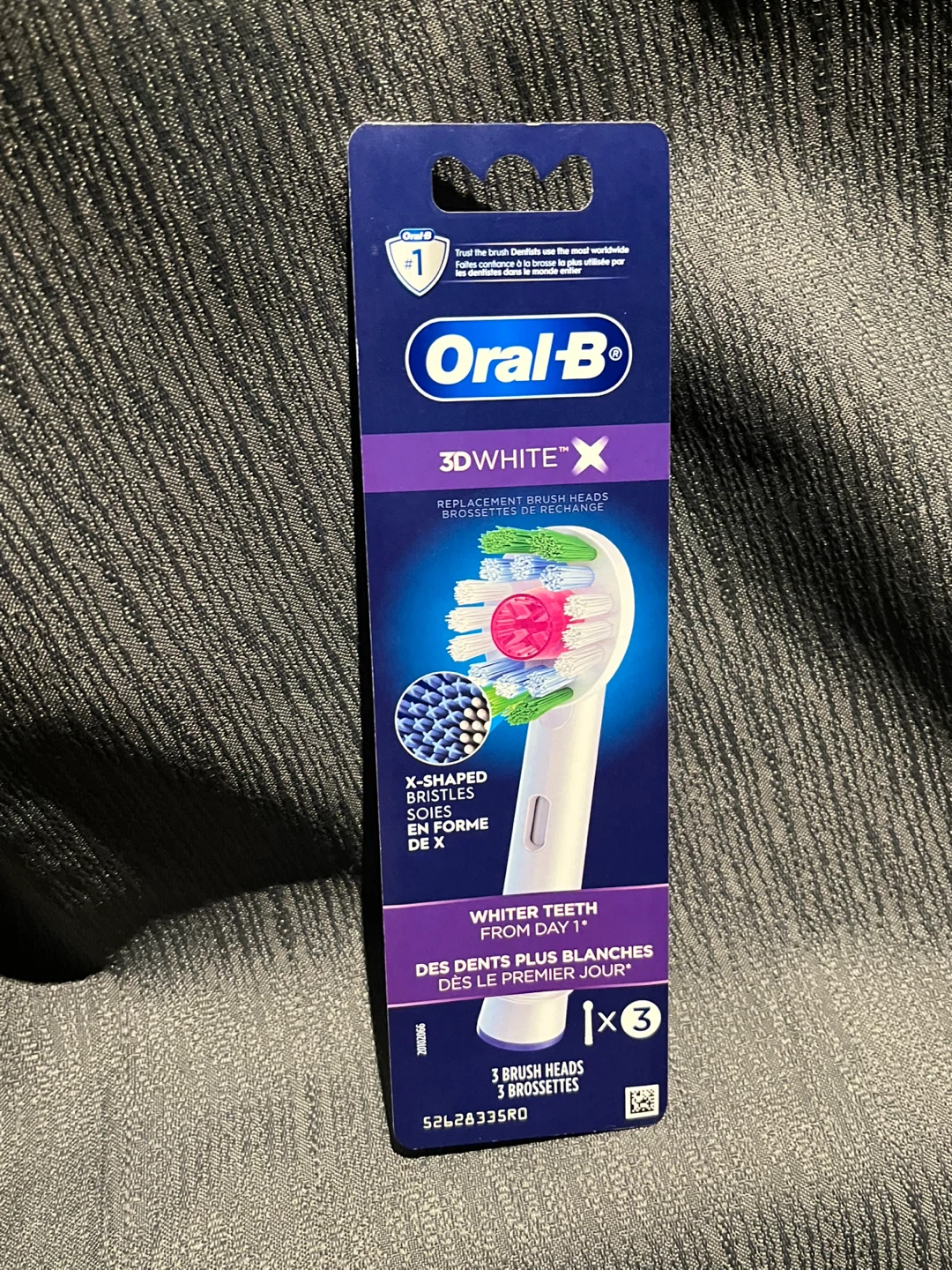 Oral-B 3D White X Replacement Brush Heads - 3 Pack