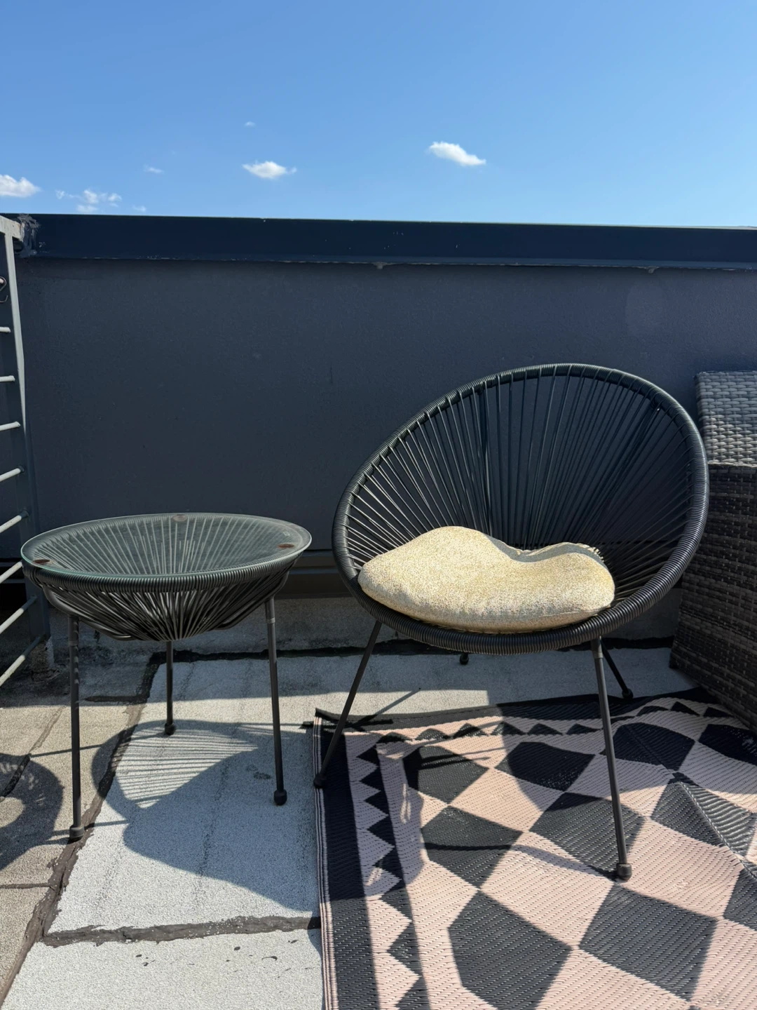 Patio Chair and Table