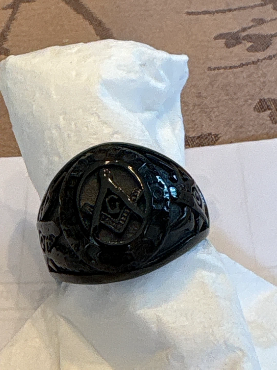 Black Masonic Ring