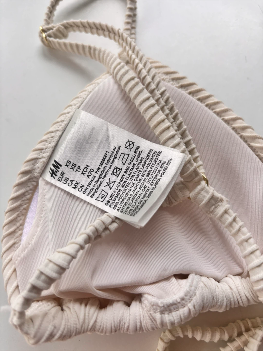 H&M Ribbed Bikini Set - XS/M - photo 5