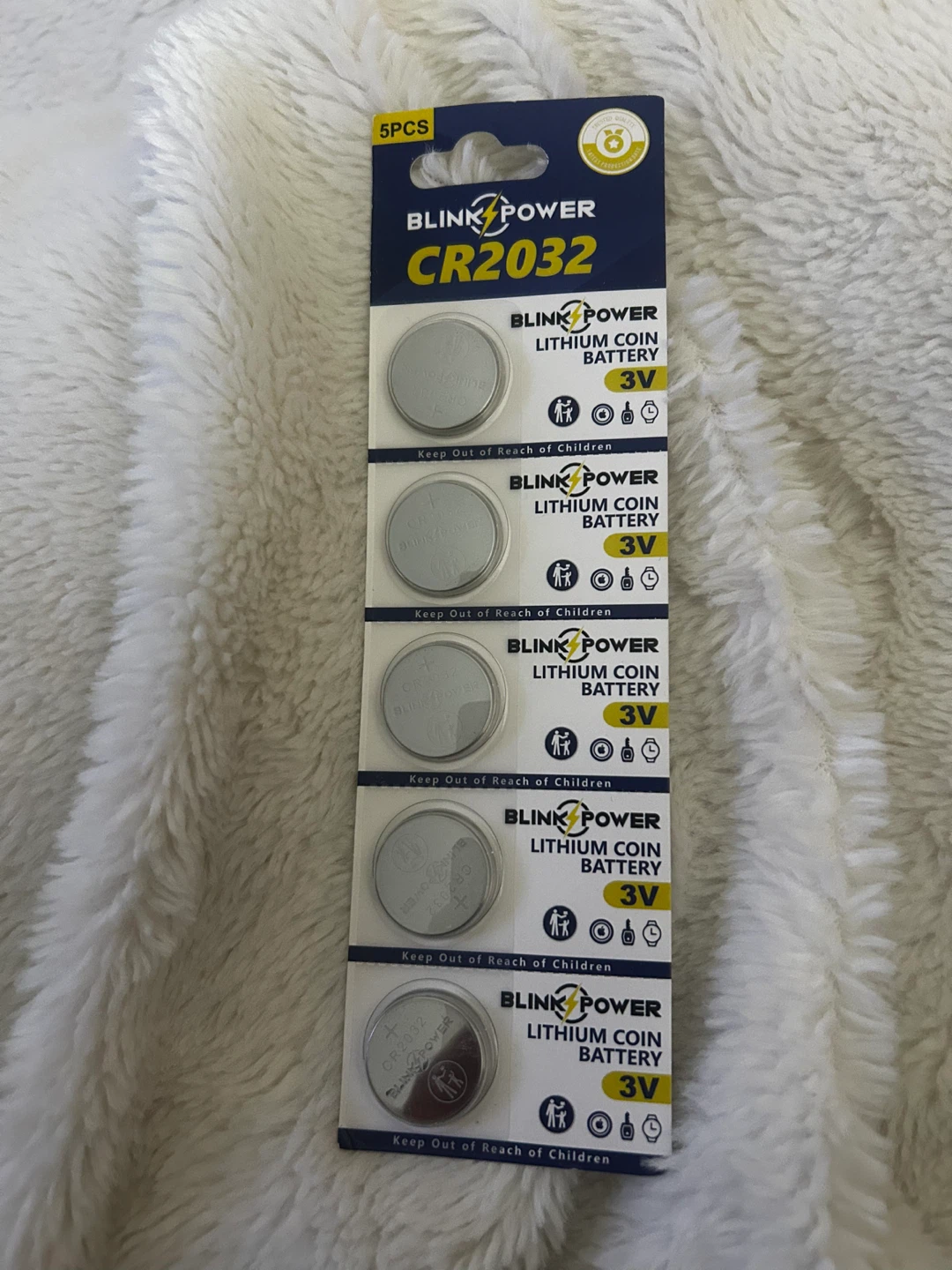 Blink Power CR2032 Lithium Coin Batteries - 5 Pack