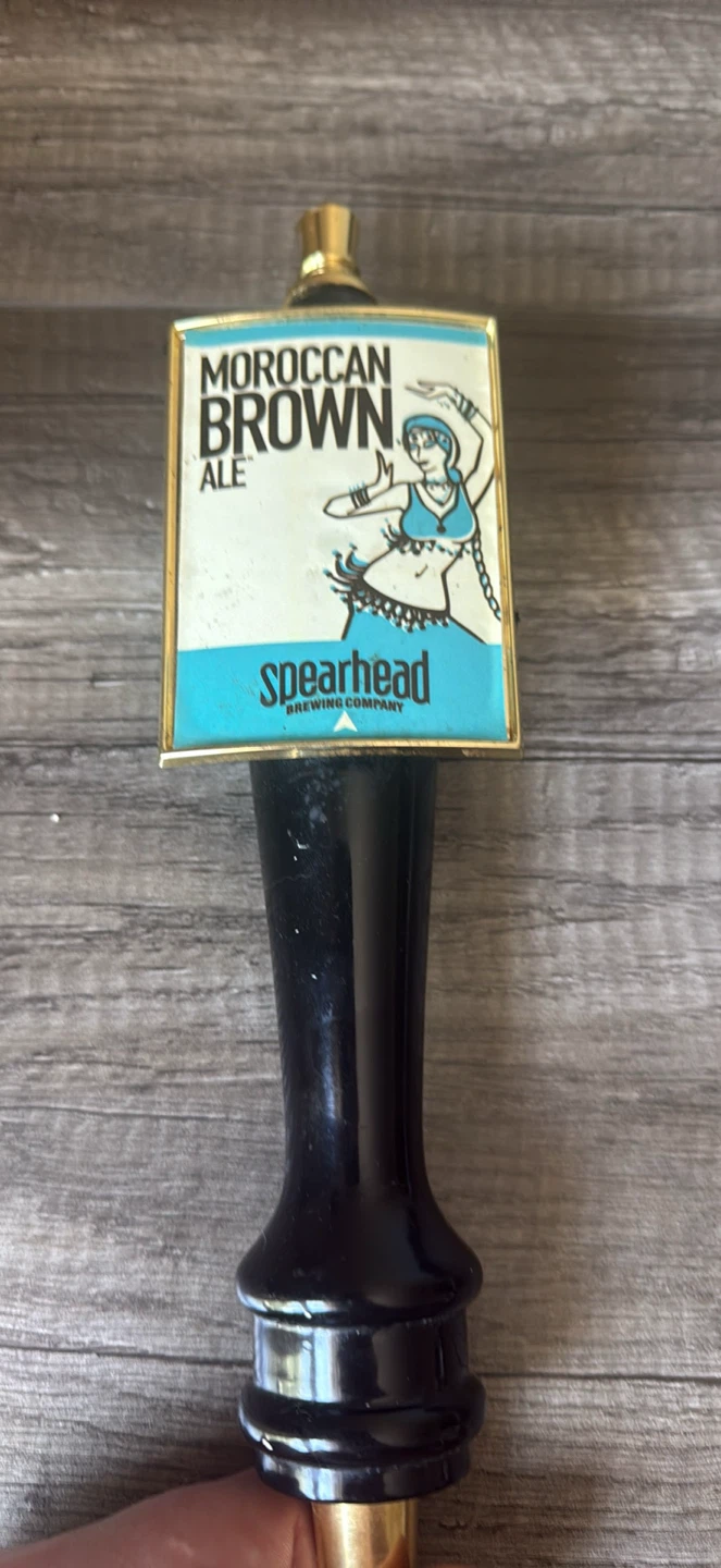 Spearhead brewing Moroccan brown ale beer tap