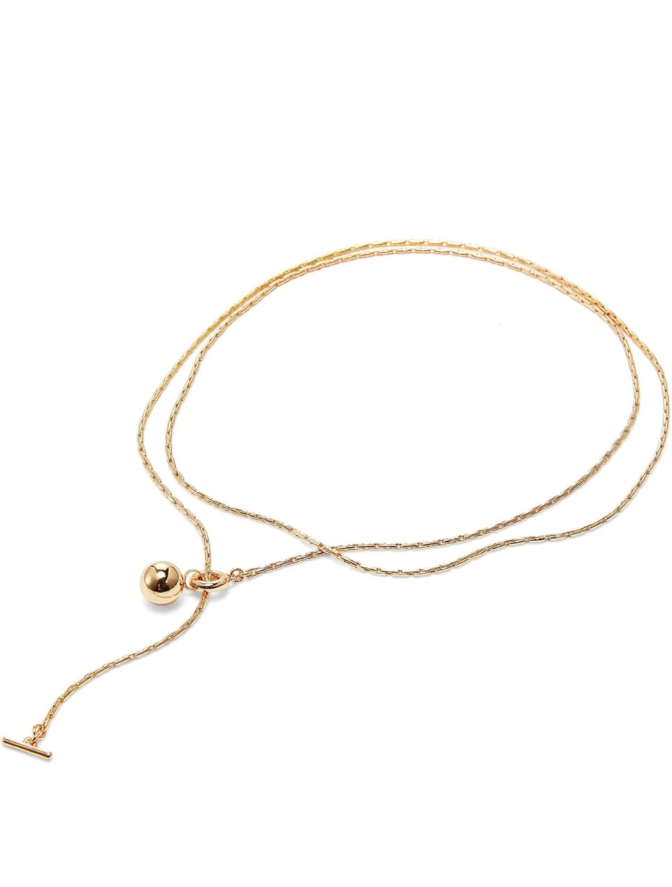 Gold wrap necklace bracelet
