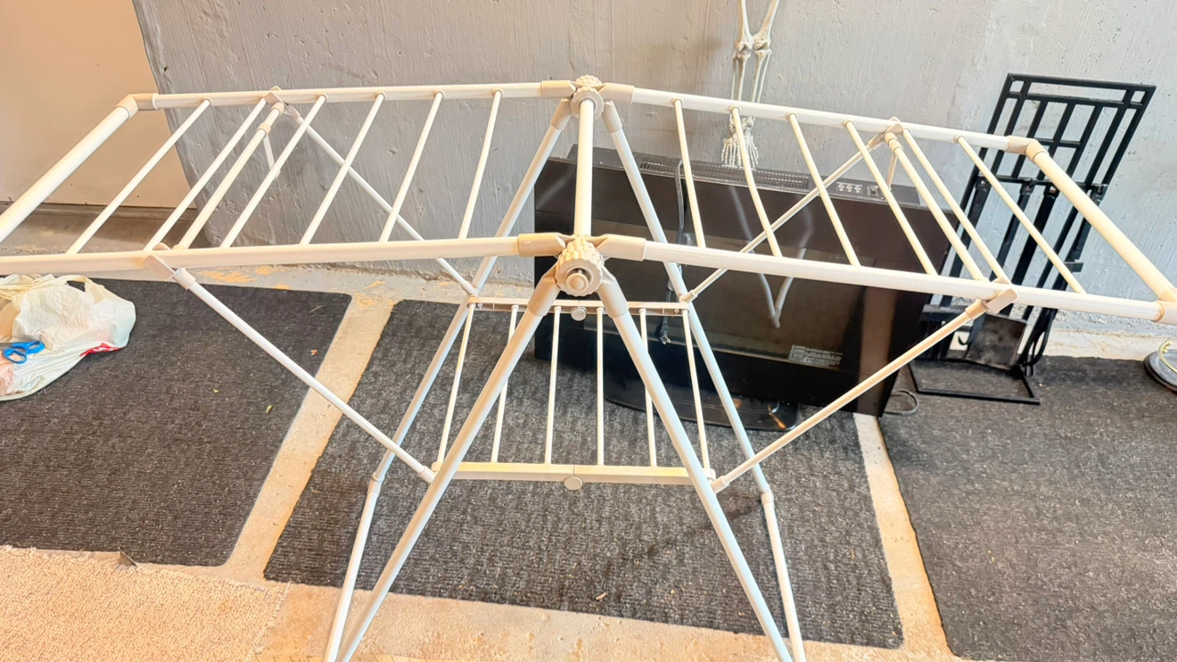 White Folding Drying Rack - photo 3