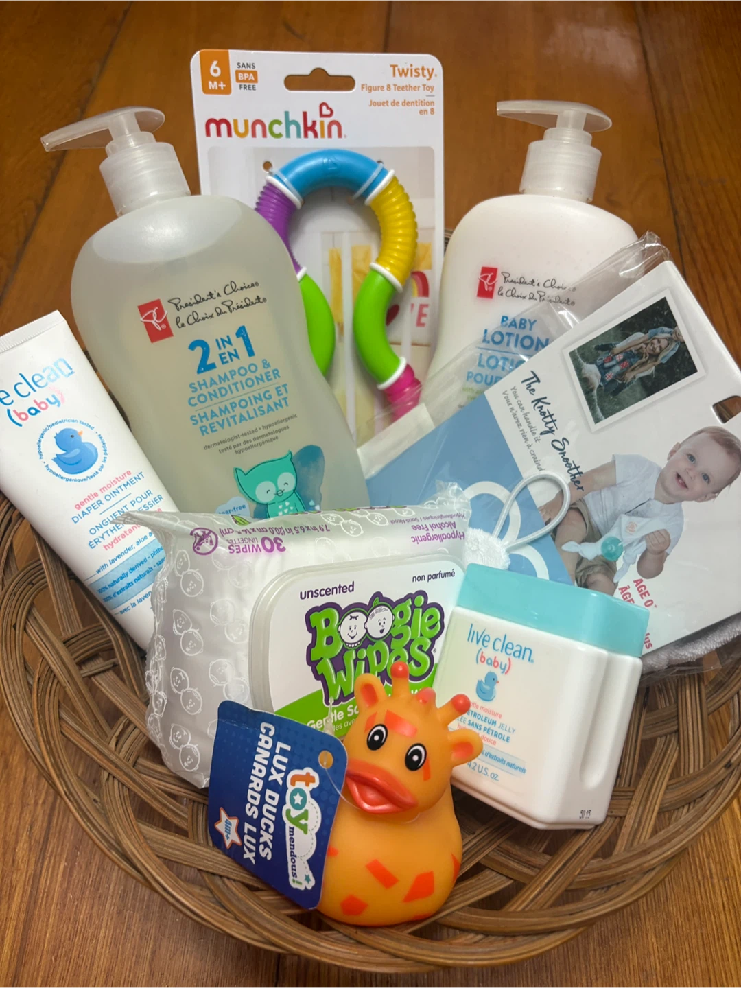 Baby gift basket - Bath & Care Set