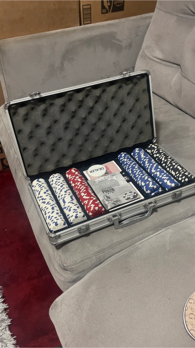 Excalibur Poker Chip Set with Case