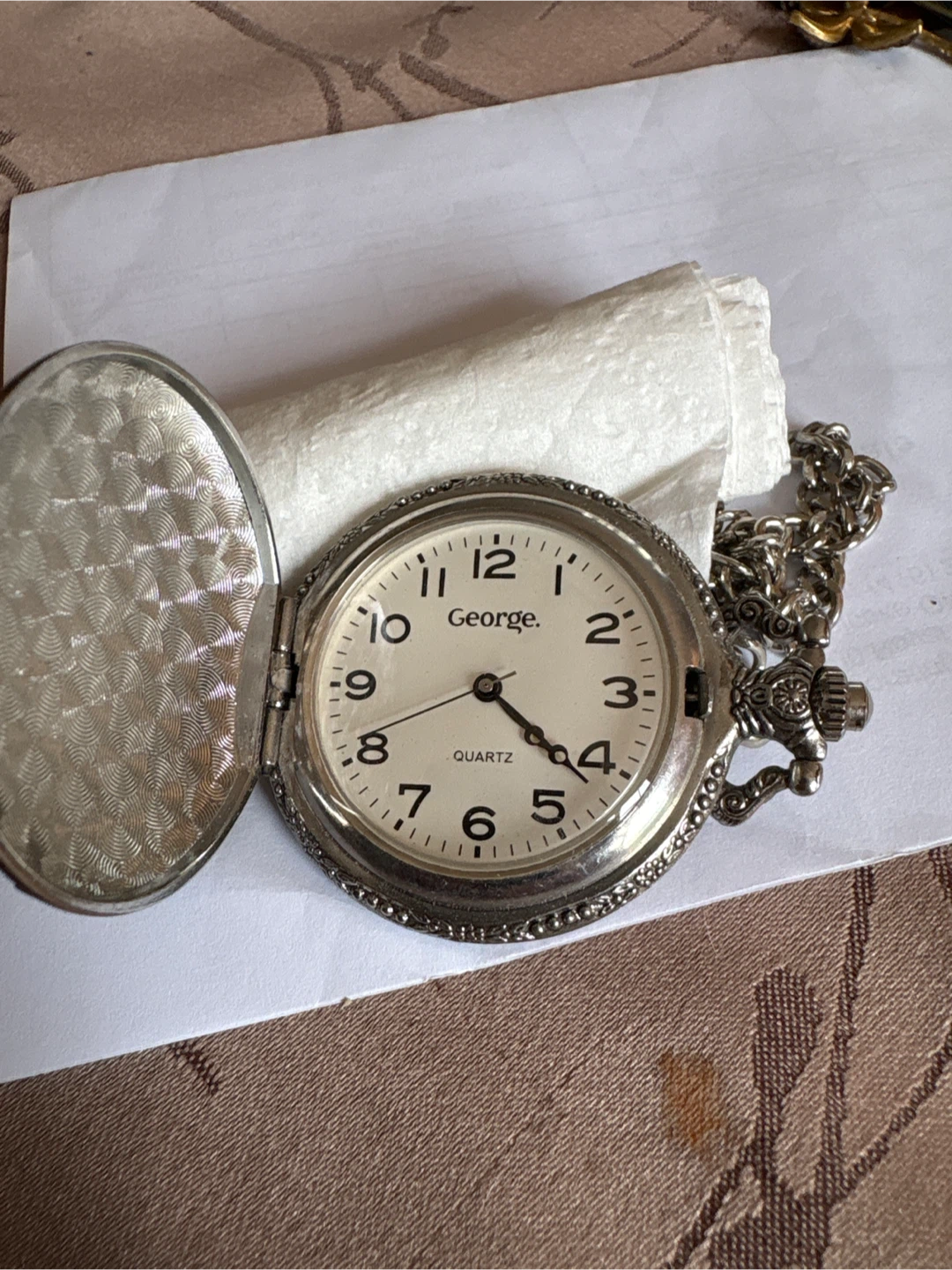 George Quartz Pocket Watch with Deer Motif - photo 2