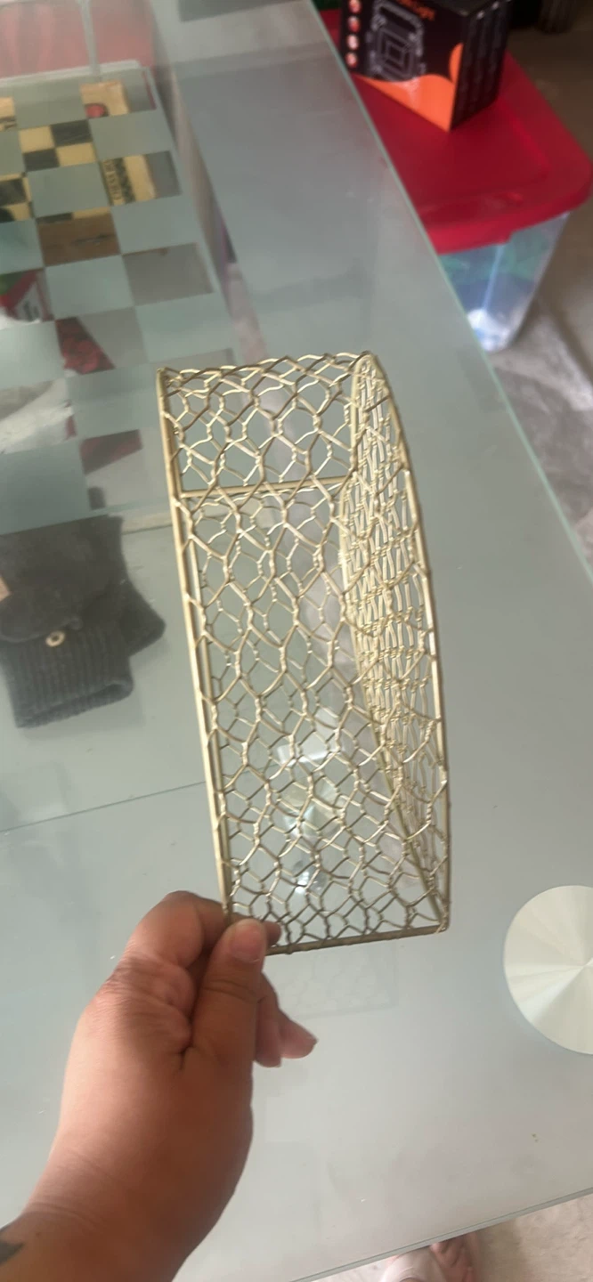 Heart-shaped wire basket - photo 2