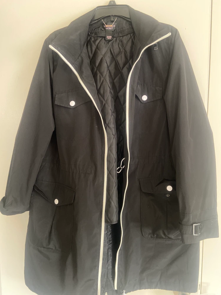 Victoria's Secret Black Quilted Jacket XL/TG - photo 2