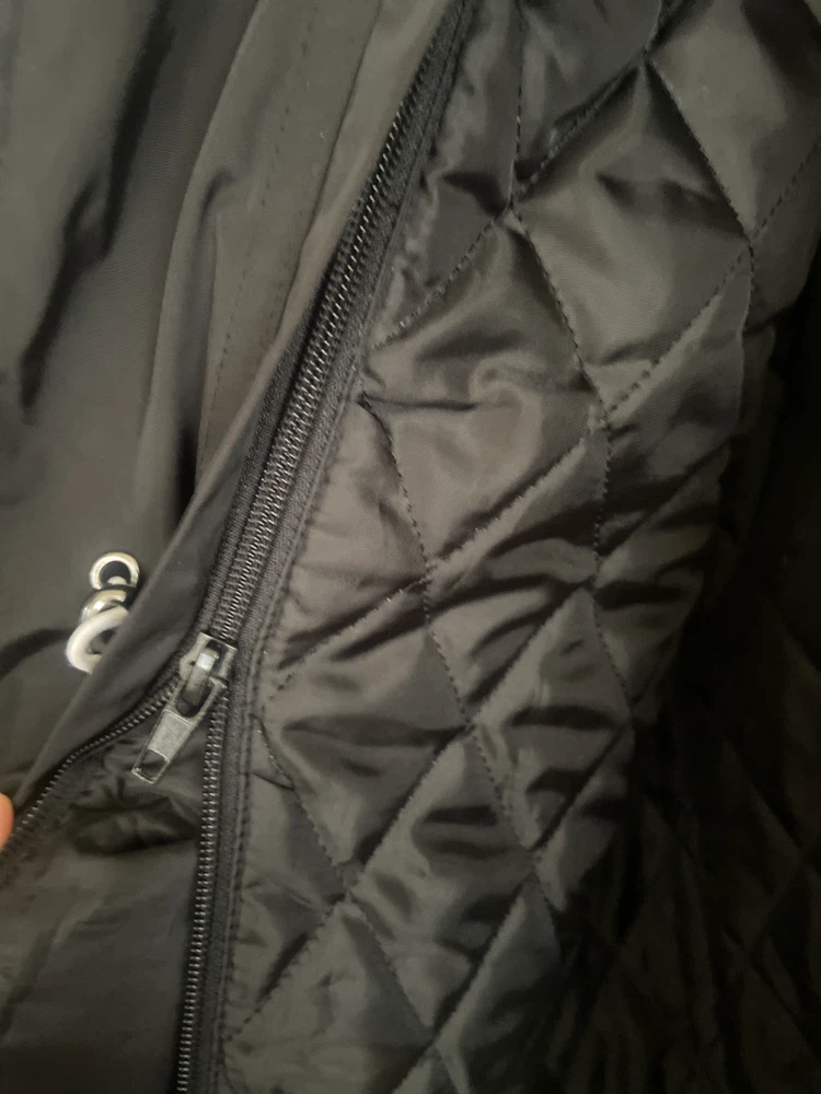 Victoria's Secret Black Quilted Jacket XL/TG - photo 3