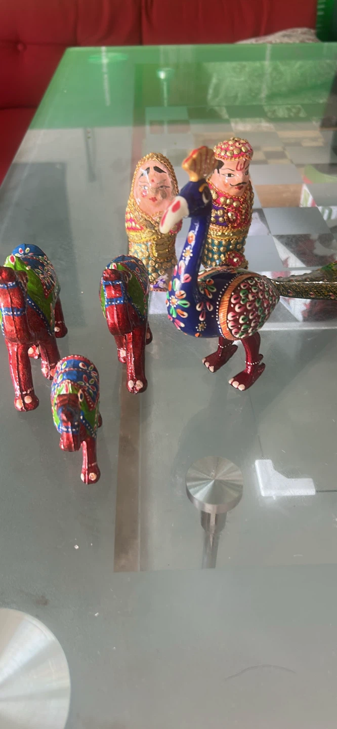 Hand-painted decorative figurines