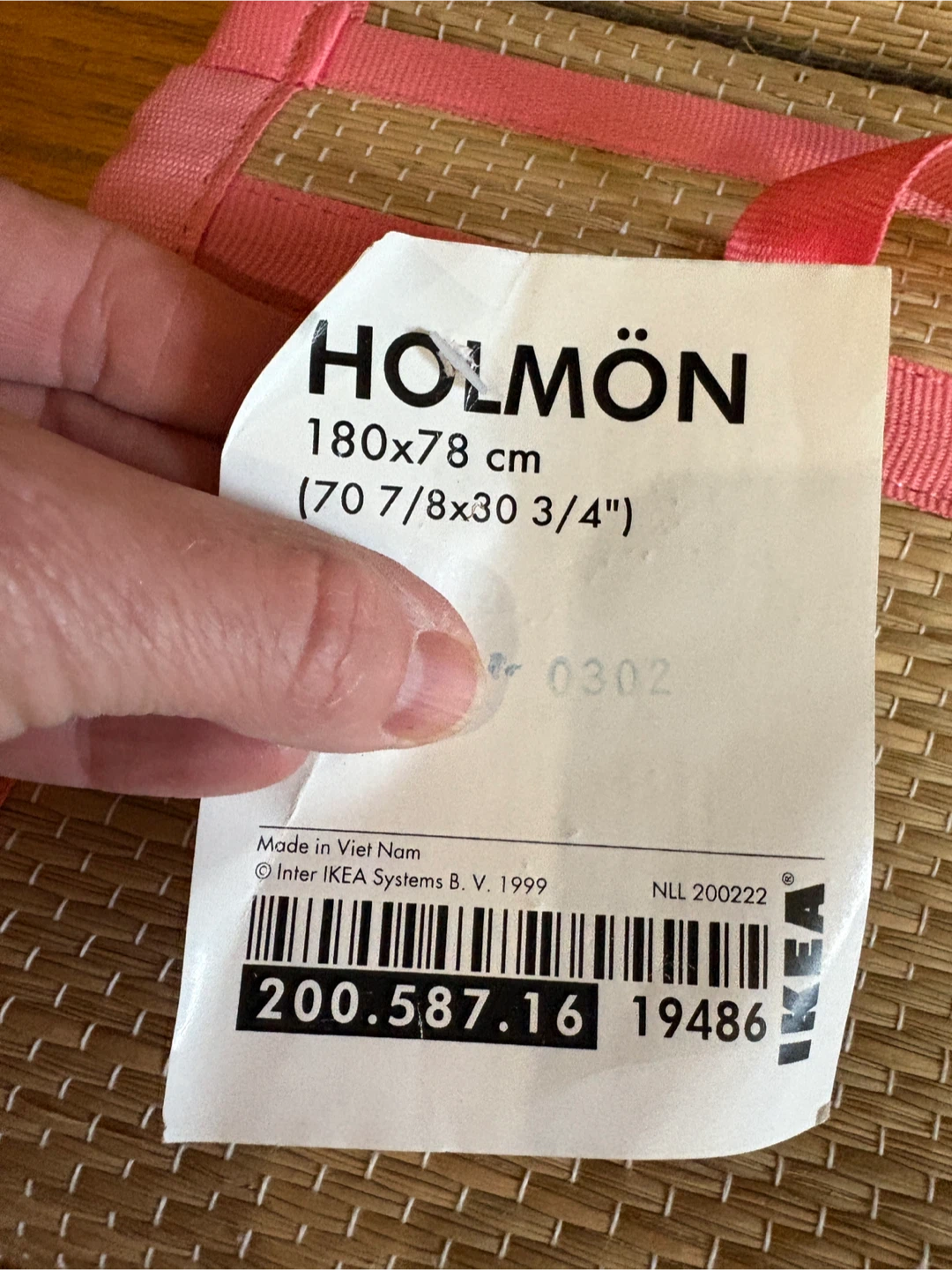$4 ea/2 for $5 IKEA HOLMÖN floor mat 5 available 180x78 cm - photo 4