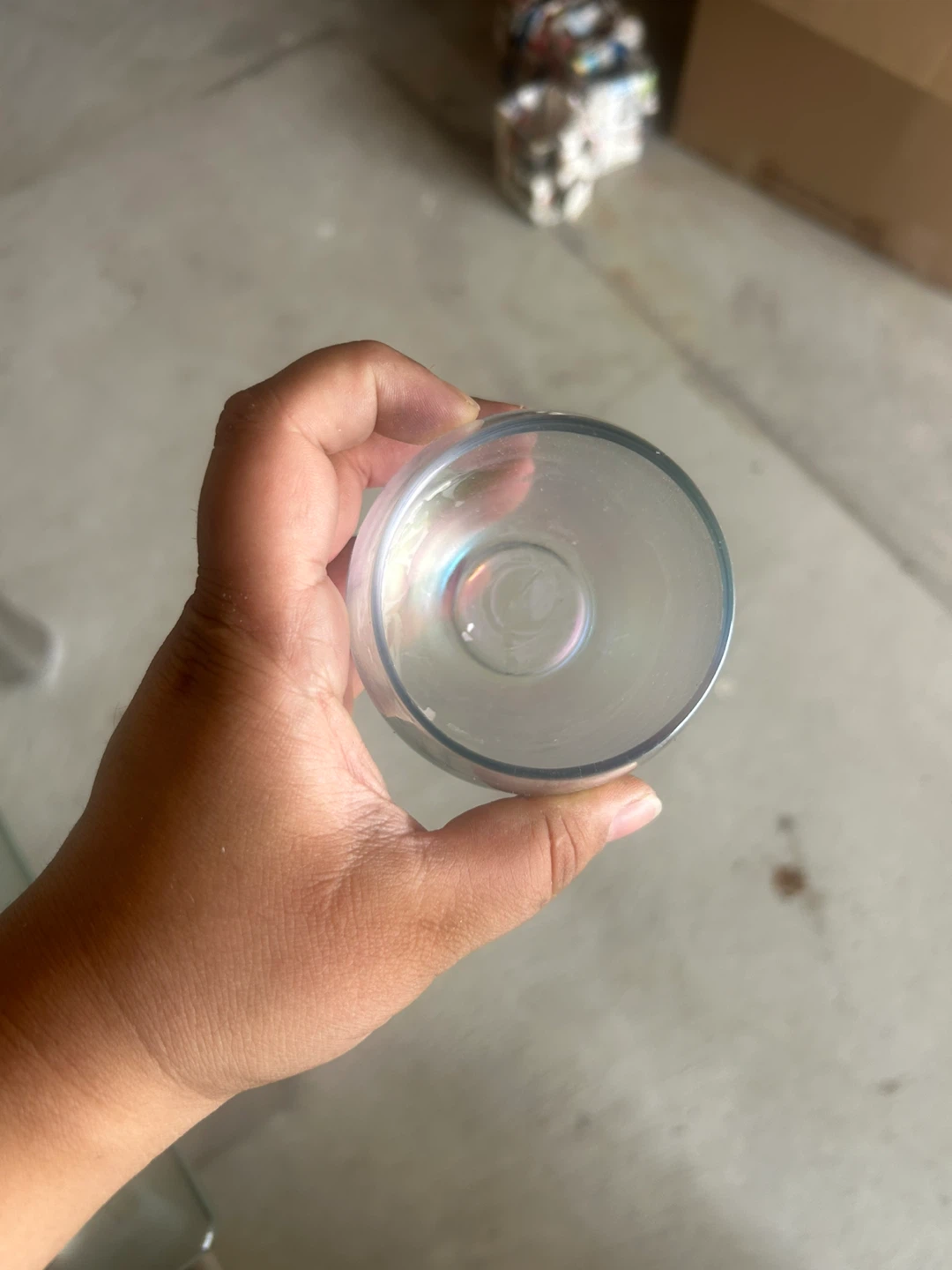 Set of 15 iridescent glass votive candle holders - photo 3