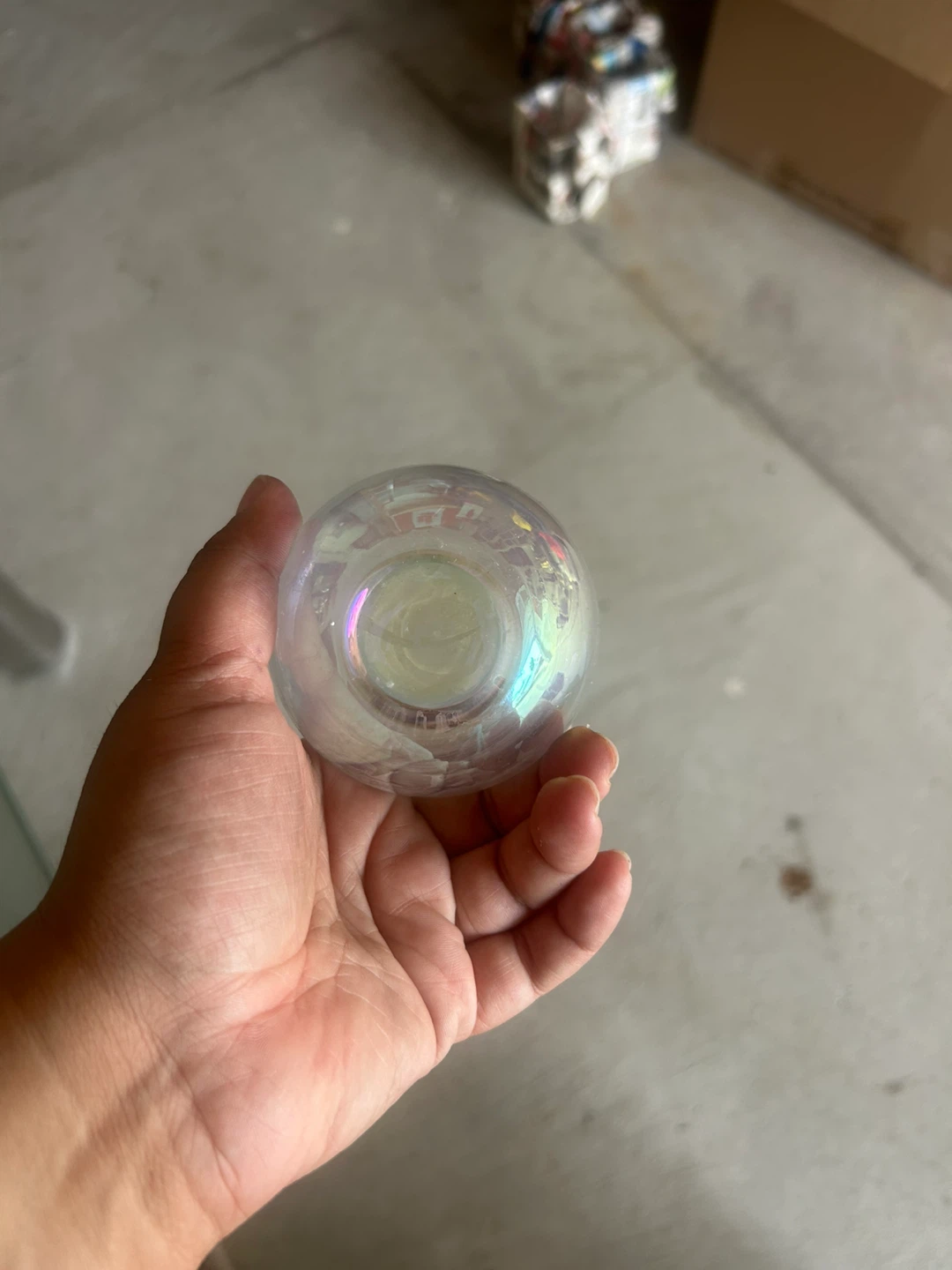 Set of 15 iridescent glass votive candle holders - photo 4