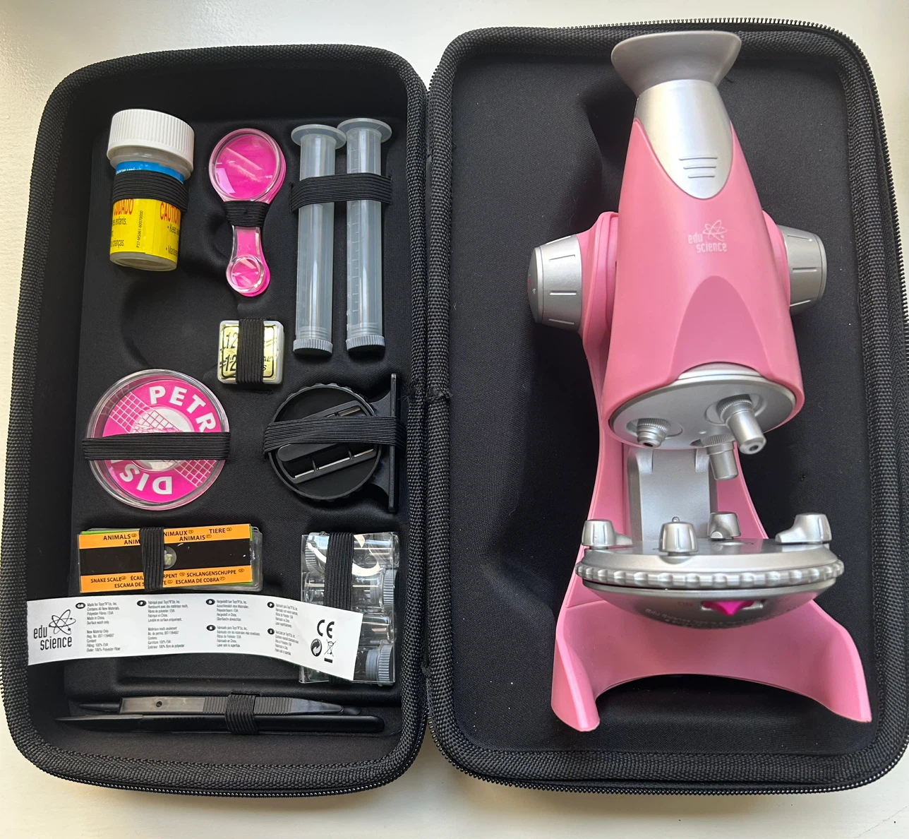 Edu Science Pink Microscope Kit