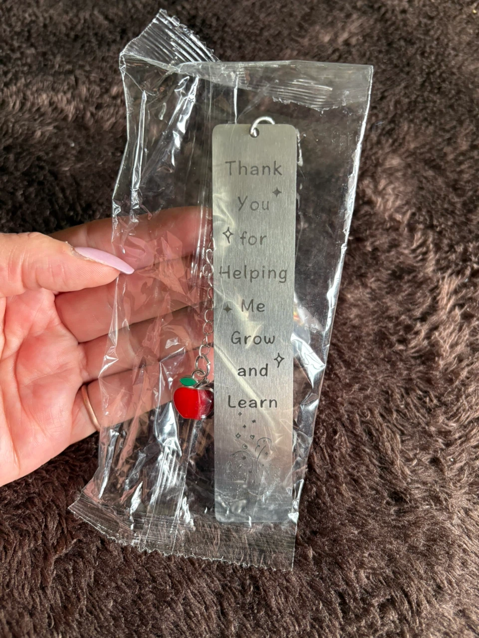 Thank You for Helping Me Grow and Learn Bookmark