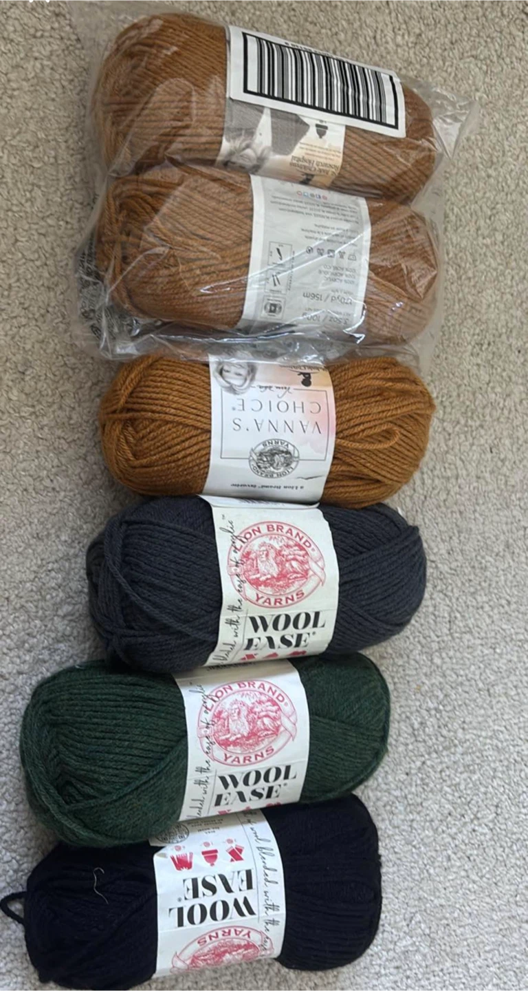 Wool ease yarn bundle