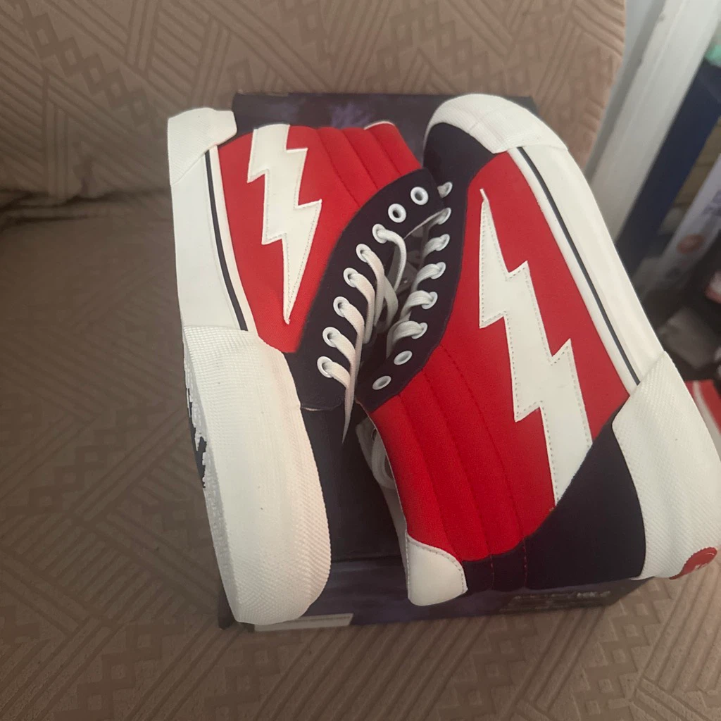 Revenge x Storm Vol. 2 High Top Sneakers Red Navy Size 10 - photo 5