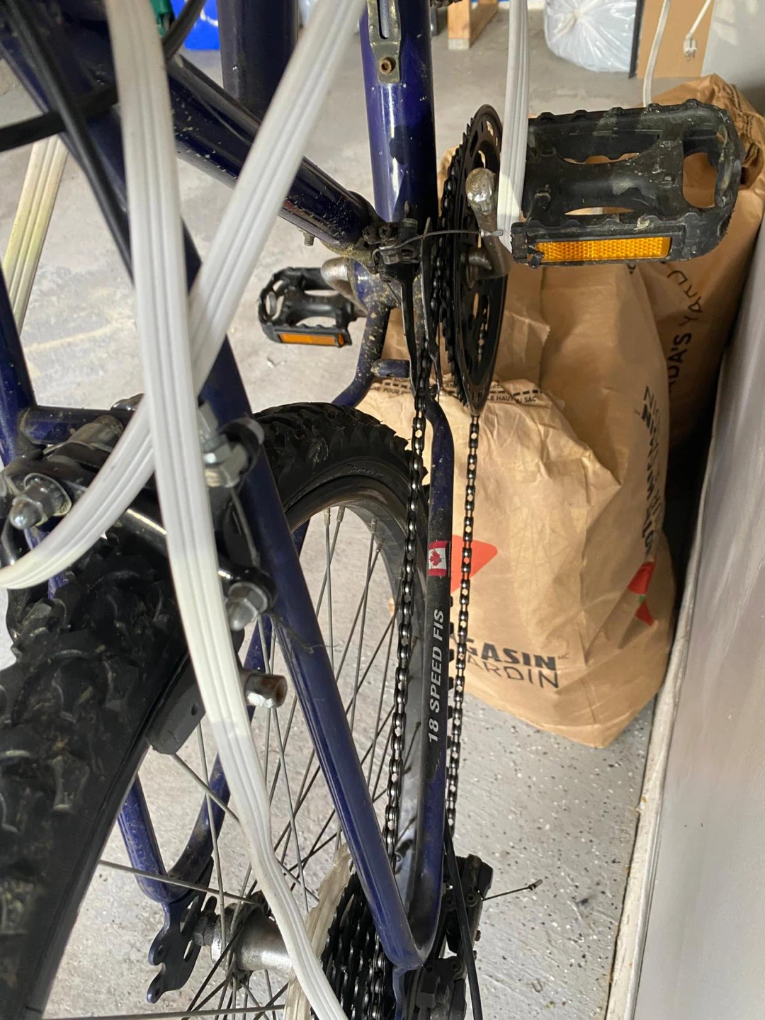 Blue 18-Speed Bicycle - photo 2