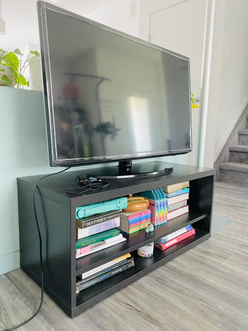 Black Media Console/TV Stand